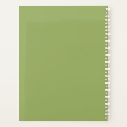 Personalisierte Blume Monat Mai Hawthorn Planer (Rückseite)