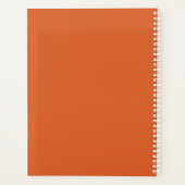 Personalisierte Blume Monat Oktober Marigold Planer (Rückseite)