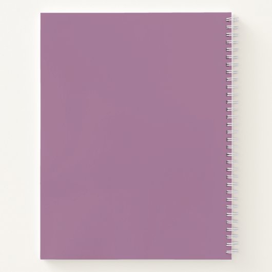 Personalisierte Blume Monat September Aster Notizblock (Rückseite)