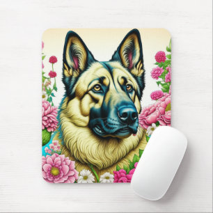 Personalisierte Blume Mousepad
