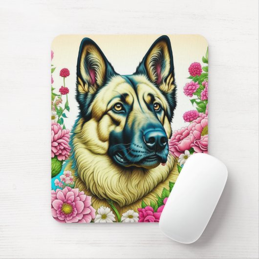 Personalisierte Blume Mousepad (Mit Mouse)