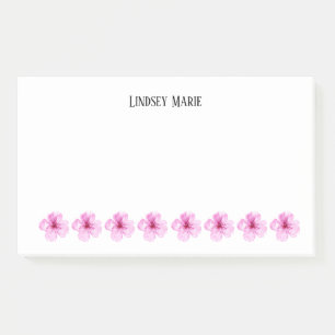 PERSONALISIERTE BLUME POST-IT KLEBEZETTEL