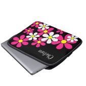 Personalisierte Blume Power Notebook-Sieb Laptopschutzhülle (Vorne Knopf)