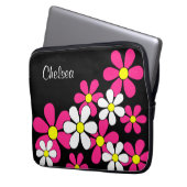 Personalisierte Blume Power Notebook-Sieb Laptopschutzhülle (Vorderseite Links)