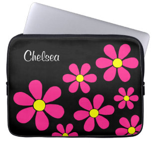 Personalisierte Blume Power Notebook-Sieb Laptopschutzhülle