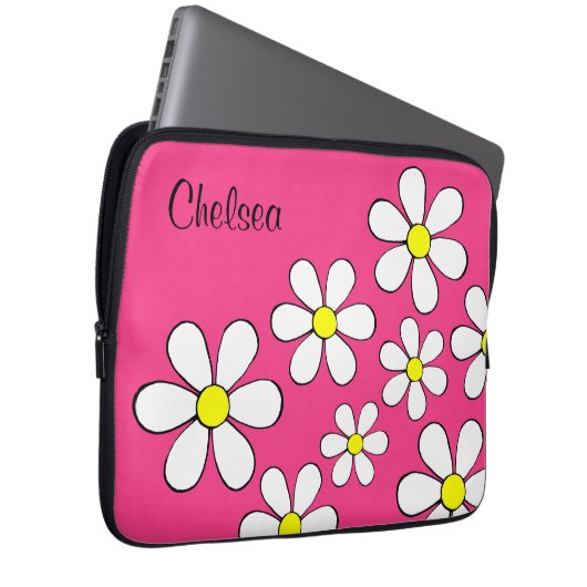 Personalisierte Blume Power Notebook-Sieb Laptopschutzhülle (Vorne Rechts)