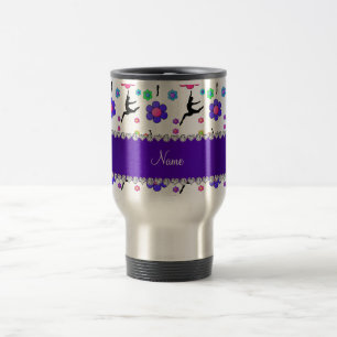 Personalisierte Blume Reisebecher