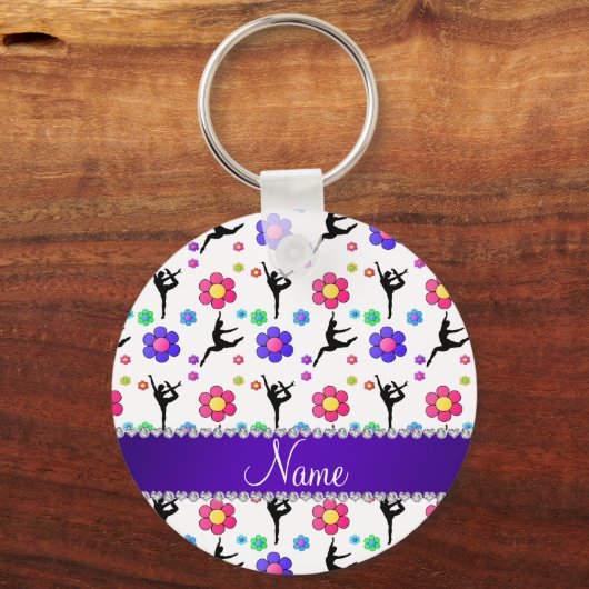 Personalisierte Blume Schlüsselanhänger (Vorderseite)