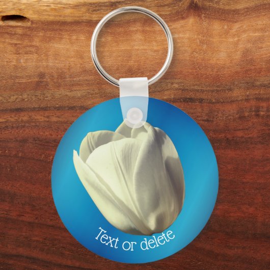 Personalisierte Blume Schlüsselanhänger (Vorderseite)