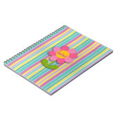 Personalisierte Blume Spiral Foto Notebook Notizblock (Linke Seite)