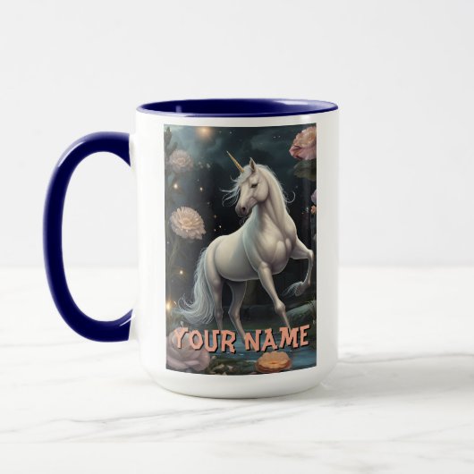 Personalisierte Blume Tasse (Links)