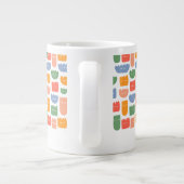 Personalisierte Blume Tasse | Individuelle Name Gi (Rückseite)