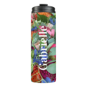 PERSONALISIERTE BLUME THERMOSBECHER