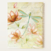 Personalisierte Blume und Libellen Planer (Rückseite)