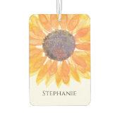 Personalisierte Blumen Autolufterfrischer (Rückseite)
