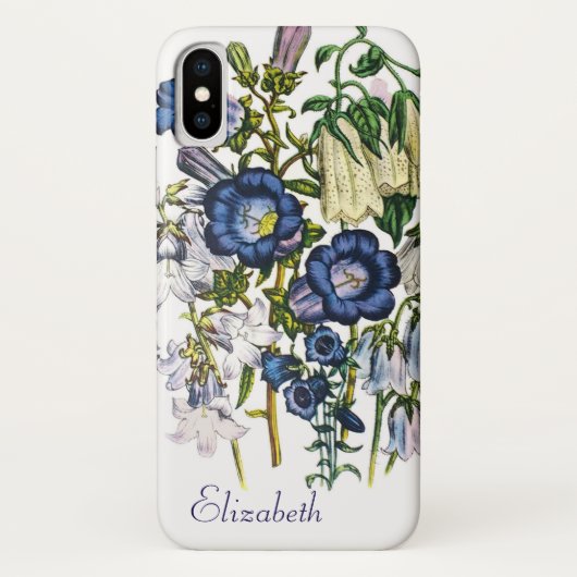 Personalisierte Blumen Case-Mate iPhone Hülle (Rückseite)