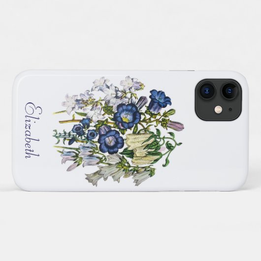 Personalisierte Blumen Case-Mate iPhone Hülle (Rückseite (Horizontal))