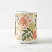 Personalisierte Blumen-Foto-Tasse – Bearbeitbare N Kaffeetasse (Mittel)