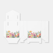 Personalisierte Blumen-Geschenkbox mit Band Geschenkschachtel (Ungefaltet)