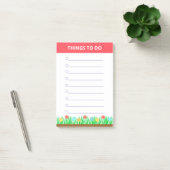 Personalisierte Blumen & Gras-Aktivitäten Post-it Klebezettel (Büro)