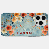 Personalisierte Blumen-Handyhülle als Geschenk für Case-Mate iPhone Hülle (Rückseite (Horizontal))