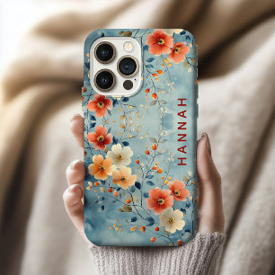 Personalisierte Blumen-Handyhülle als Geschenk für Case-Mate iPhone Hülle