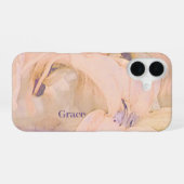 Personalisierte Blumen  iPhone 16 Hülle (Rückseite (Horizontal))