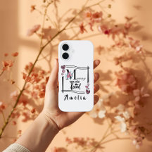 Personalisierte Blumen-Mommy-iPhone-Hülle