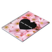 personalisierte Blumen Notizblock (Linke Seite)