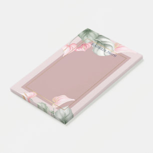 Personalisierte Blumen-Post-it-Notizen Post-it Klebezettel