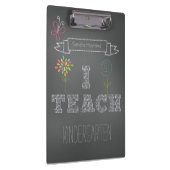 Personalisierte Blumen-Tafel unterrichte ich Klemmbrett (Rechts)