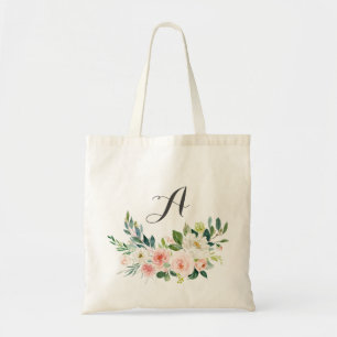 personalisierte Blumen-Tasche für Brautjungfern Tragetasche