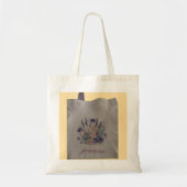 personalisierte Blumen-Tasche Tragetasche (Vorne)