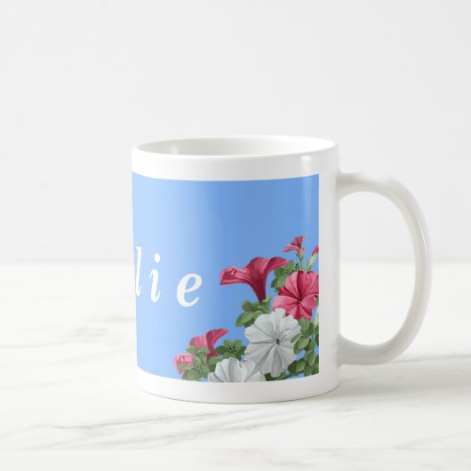 Personalisierte Blumen-Tasse Kaffeetasse (Rechts)