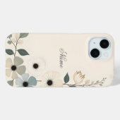 Personalisierte Blumenbearbeitung Case-Mate iPhone Hülle (Rückseite (Horizontal))