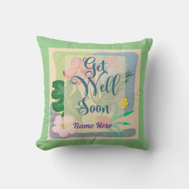 Personalisierte Blumenbeete Brunnen Kissen