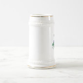 Personalisierte Blumenbezeichnungen Bridesmaid-Tra Bierglas (Mittel)