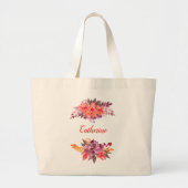 Personalisierte BlumenBouquet Tote Tasche (Vorne)