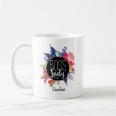 Personalisierte Blumendame Boss TASSE (Links)