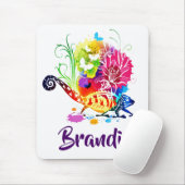 Personalisierte Blumeneidechse Mousepad (Mit Mouse)