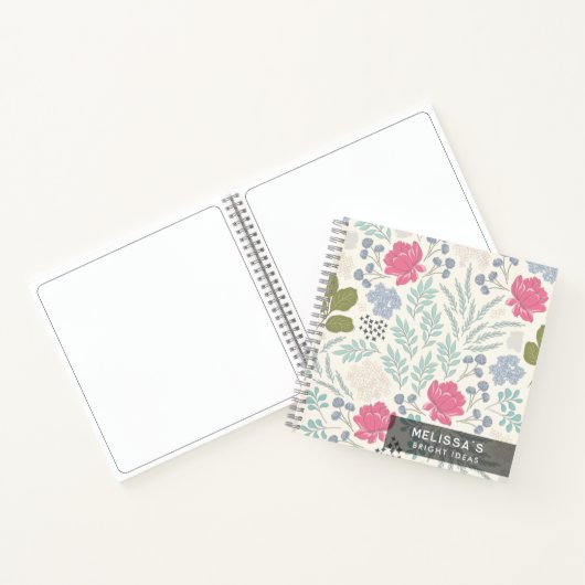 Personalisierte Blumenfreuden Notizblock (Innenseite)