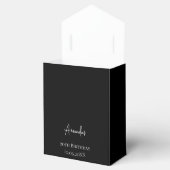 Personalisierte Blumengeburtstags-Geschenkbox Geschenkschachtel (Geöffnet)