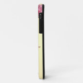 Personalisierte, blumengeschmückte, rustikale Pfir Case-Mate iPhone Hülle (Hinten/Links)