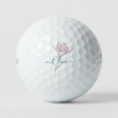 Personalisierte Blumengolfbälle - Maßgeschneidert Golfball (Vorderseite)