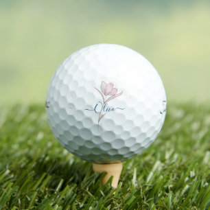 Personalisierte Blumengolfbälle - Maßgeschneidert Golfball