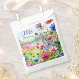 Personalisierte Blumenhochzeit Personalisiert Geschenktütchen