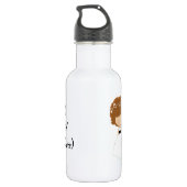 Personalisierte Blumenkäse Trinkflasche (Rückseite)