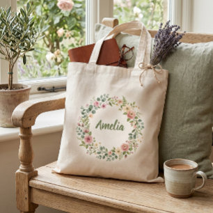 Personalisierte Blumenkranz-Tragetasche Individu Tragetasche