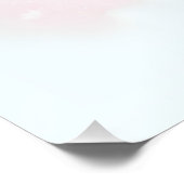 Personalisierte Blumenkrone, Kinderzimmer Art Poster (Ecke)