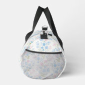 Personalisierte Blumenmonogramm-Tasche Duffle Bag (Rechts)